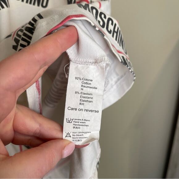 Moschino Underwear Men's Cotton Graphic T-Shirt L - Picture 9 of 11